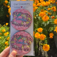 Car Coasters- choose your design. K's Krafty Barn
