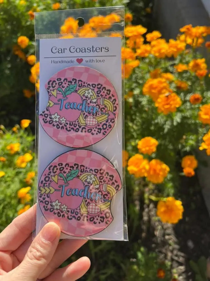 Car Coasters- choose your design. K's Krafty Barn