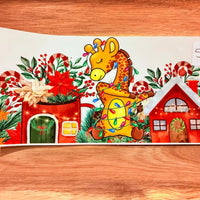 #584 Giraffe Christmas K's Krafty Barn