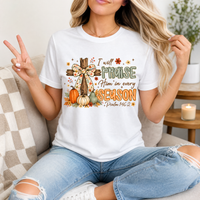 Praise Him in Every Season Premium Graphic Tee