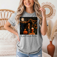 I'm Just Here for the Boos Halloween Graphic Tee