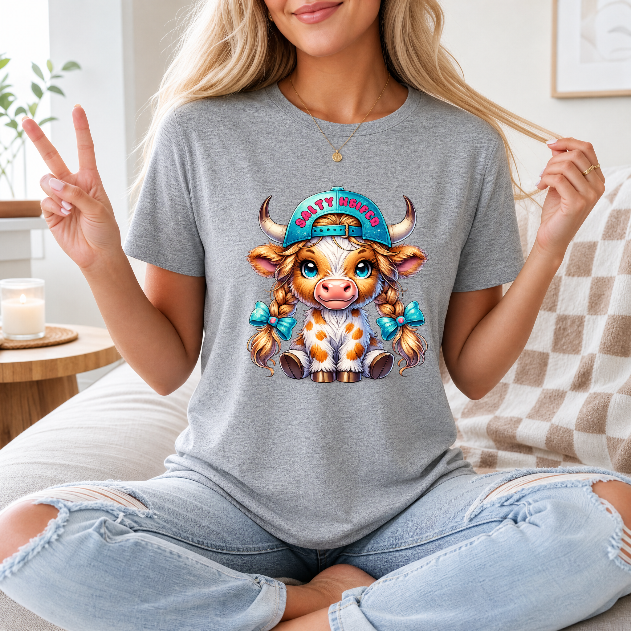 Salty Heifer Premium Graphic Tee