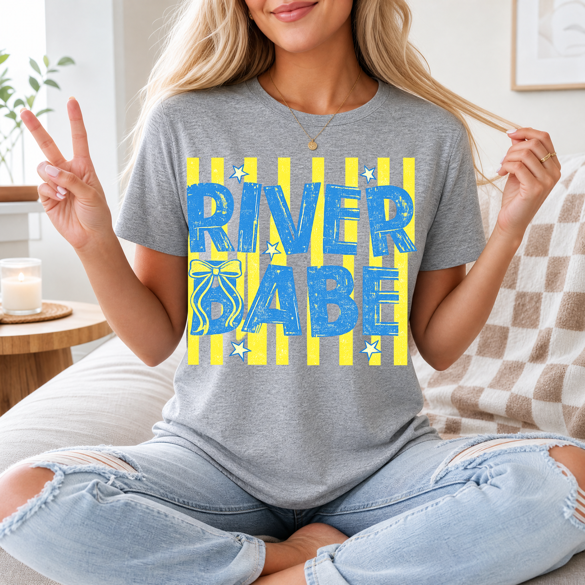 River Babe Premium Graphic Tee