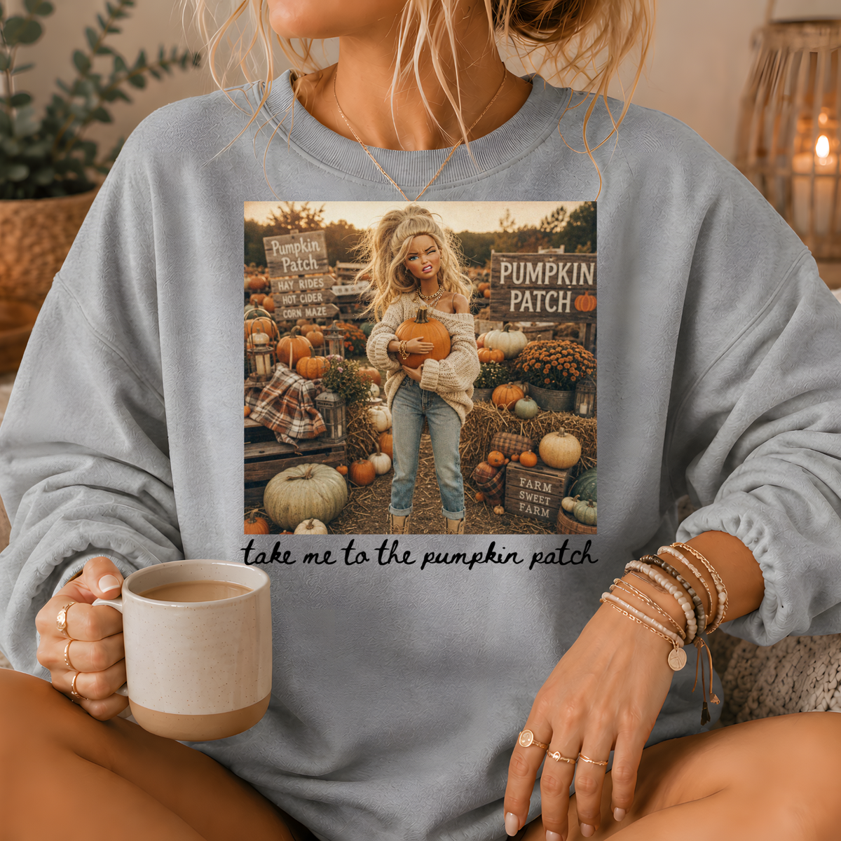 Take Me to the Pumpkin Patch Crewneck Sweatshirt