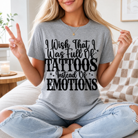 Tattoos Instead of Emotions Premium Graphic Tee