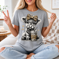 Leopard Highland Premium Graphic Tee