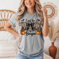 I Put the Boo in Boujee Halloween Graphic Tee