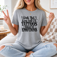 Tattoos Instead of Emotions Premium Graphic Tee