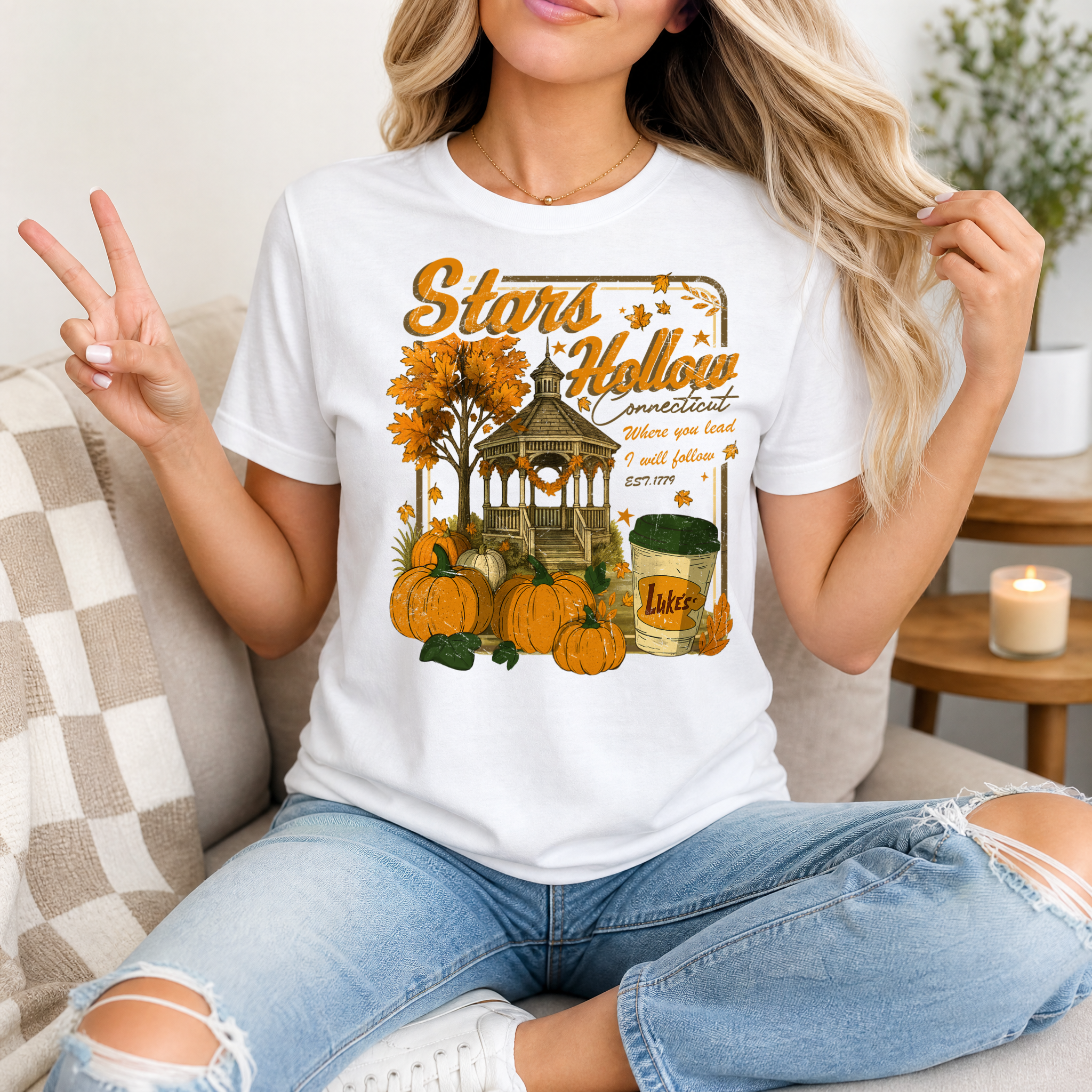 Stars Hollow Fall Premium Graphic Tee