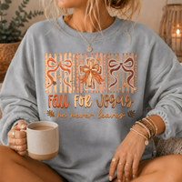 Fall For Jesus Crewneck Sweatshirt
