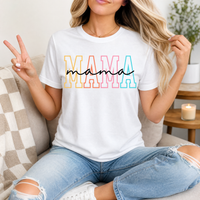 Neon Mama Outline & Script Graphic Tee