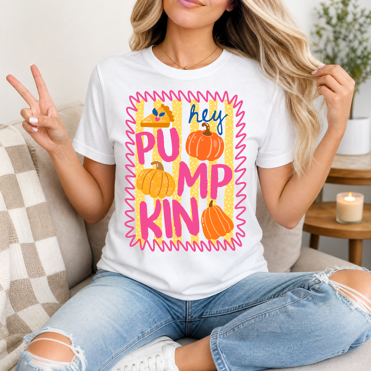 Hey Pumpkin Premium Graphic Tee
