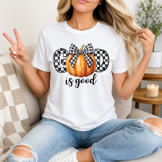 GOD is Good Pumpkin Premium Graphic Tee