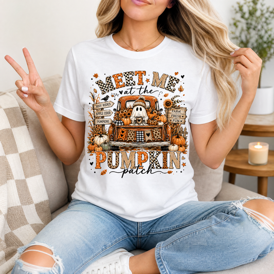 Pumpkin Patch Truck Premium Graphic Tee