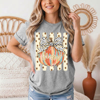 Mama Pumpkin & Spotted Bow Fall Graphic Tee