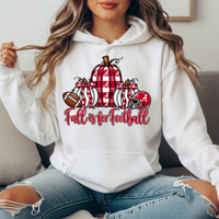Alabama Crimson Tide Fall Is for Football Pumpkin Graphic Hoodie