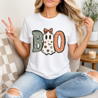Boo Bow Ghost Premium Graphic Tee