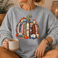 Gilmore Girls Inspired Bookish Pumpkin Crewneck Sweatshirt