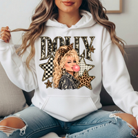 Dolly Bubblegum & Leopard Stars Graphic Hoodie