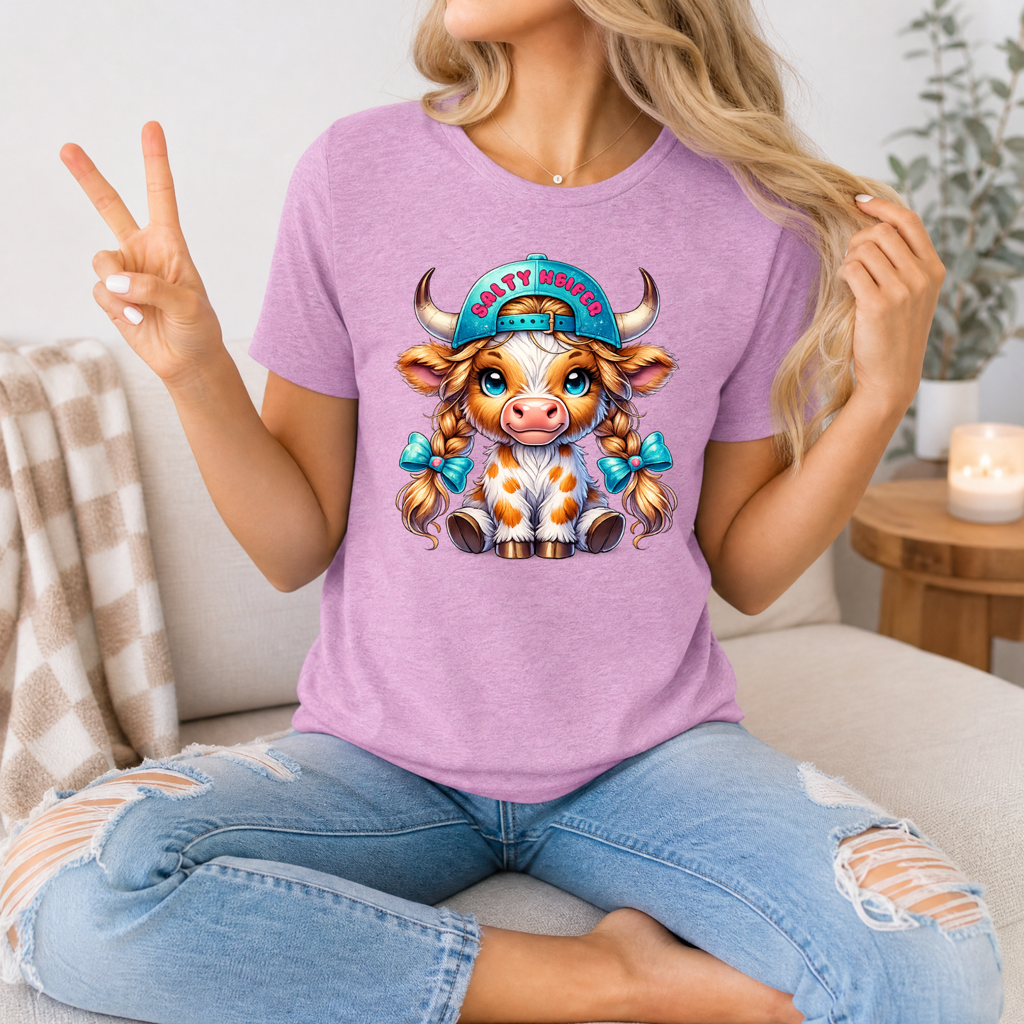 Salty Heifer Premium Graphic Tee