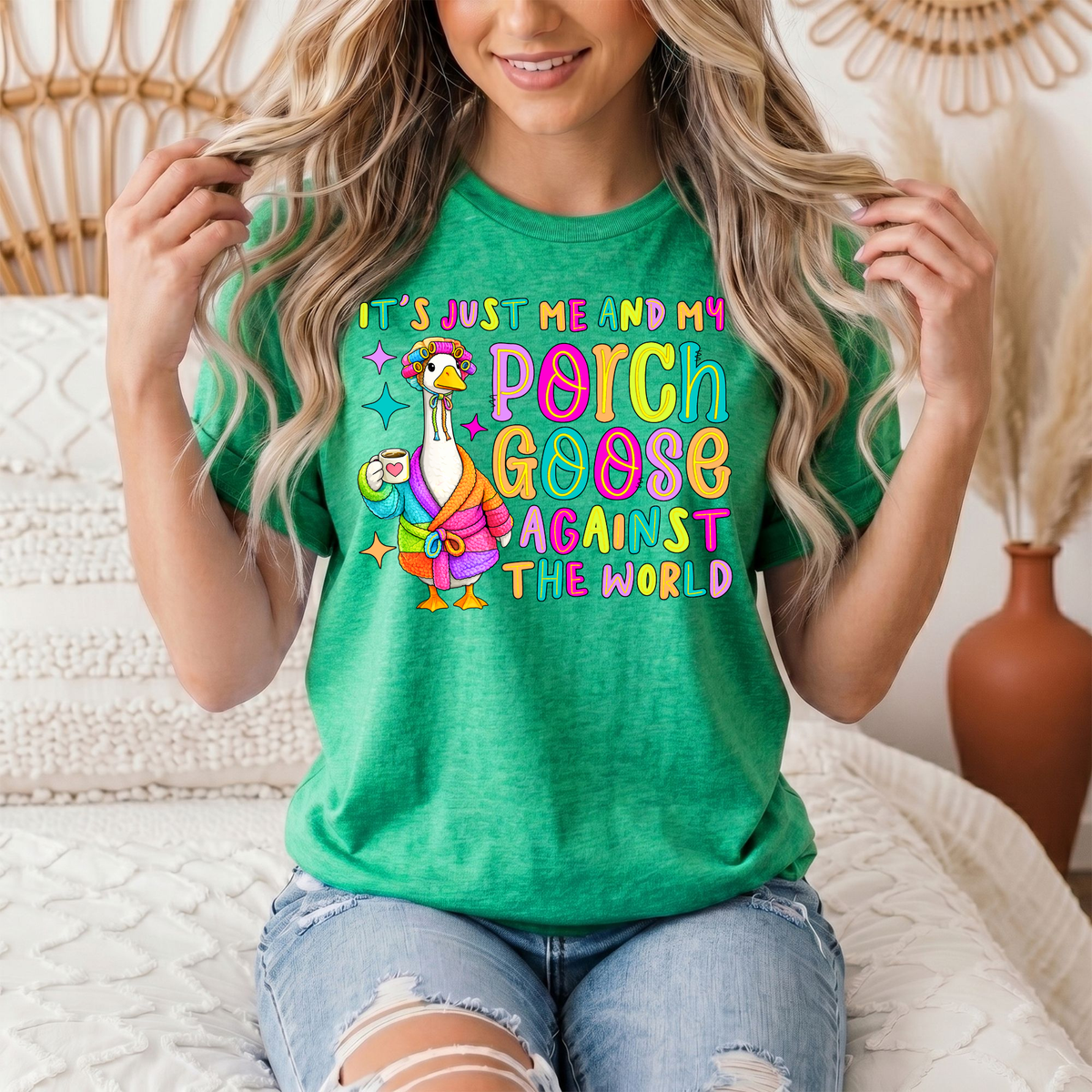 Me and My Porch Goose Against the World Graphic Tee