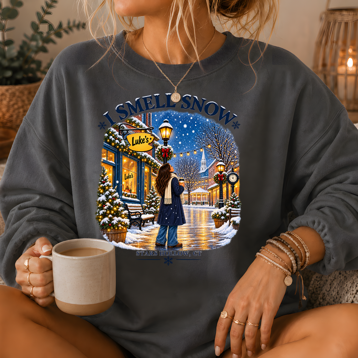 I Smell Snow Crewneck Sweatshirt