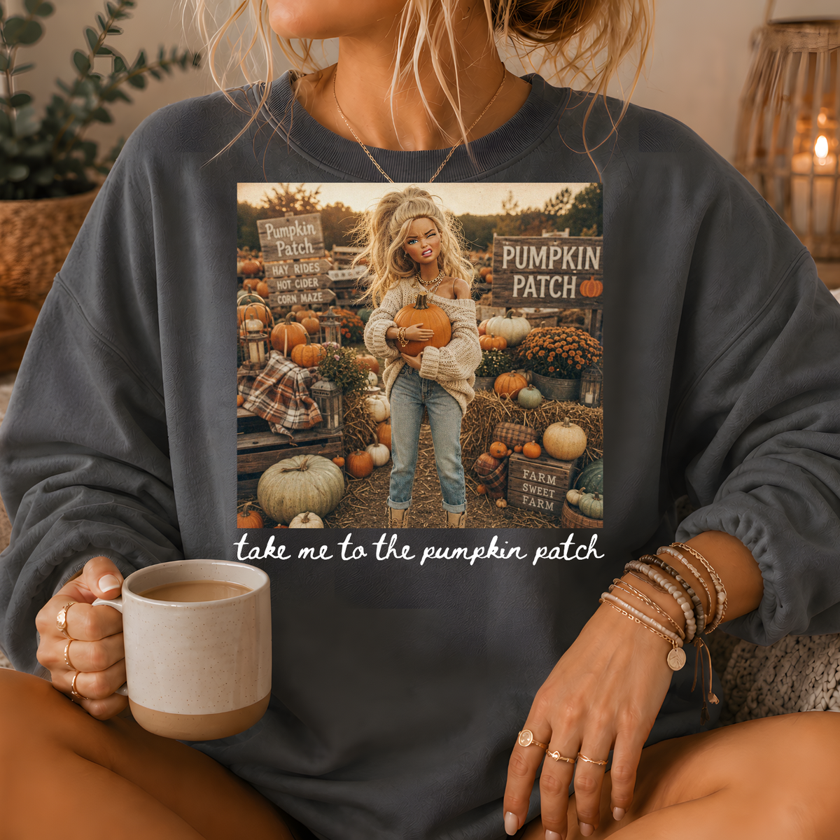 Take Me to the Pumpkin Patch Crewneck Sweatshirt