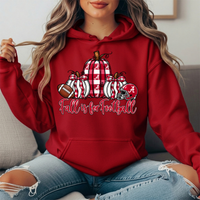 Alabama Crimson Tide Fall Is for Football Pumpkin Graphic Hoodie