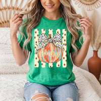 Mama Pumpkin & Spotted Bow Fall Graphic Tee