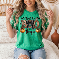 I Put the Boo in Boujee Halloween Graphic Tee