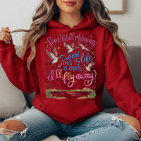 I'll Fly Away Duck Graphic Hoodie