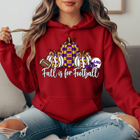 LSU Fall Is for Football Pumpkin Graphic Hoodie