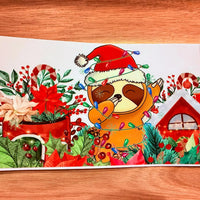 #573 Bear Christmas K's Krafty Barn
