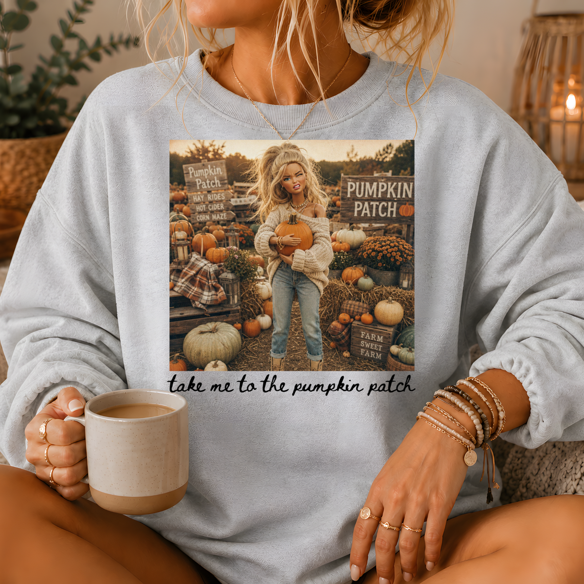 Take Me to the Pumpkin Patch Crewneck Sweatshirt