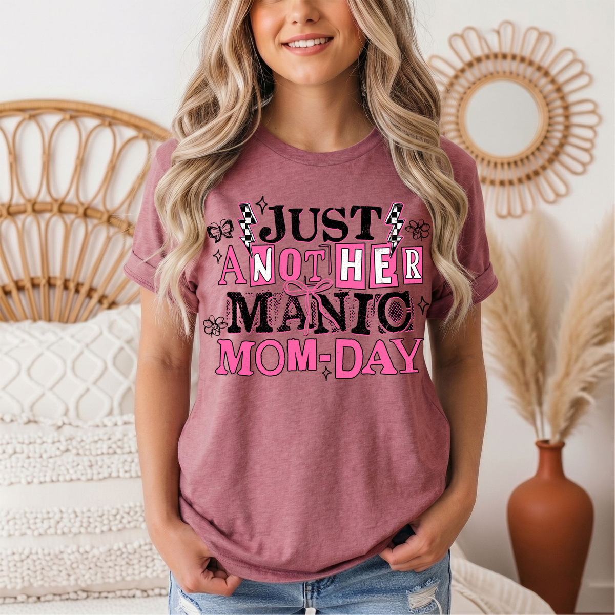 Just Another Manic Mom-Day Graphic Tee