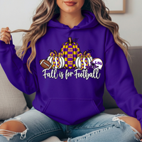 LSU Fall Is for Football Pumpkin Graphic Hoodie
