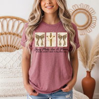 Jesus Made Her a Mama Christian Graphic Tee