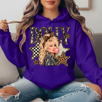 Dolly Bubblegum & Leopard Stars Graphic Hoodie