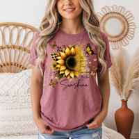 Camo Hunting Bow & Deer Graphic Tee