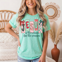 Jesus Is the Reason for the Season Christmas Graphic Tee