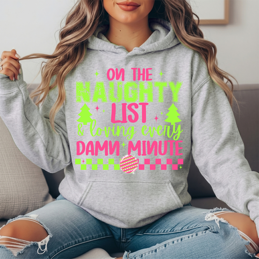 Naughty List Premium Graphic Hoodie