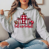 Alabama Crimson Tide Fall Is for Football Pumpkin Graphic Hoodie
