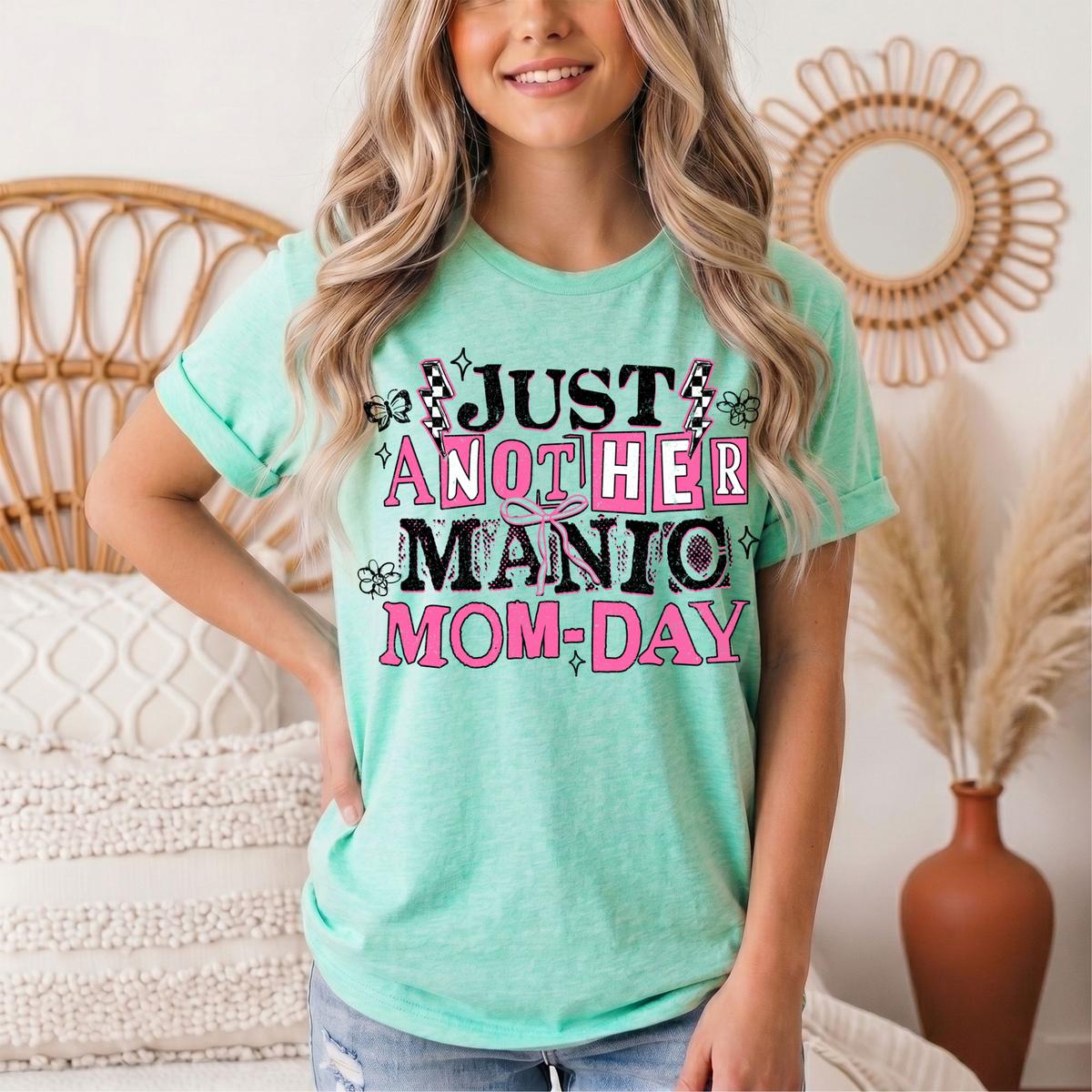 Just Another Manic Mom-Day Graphic Tee