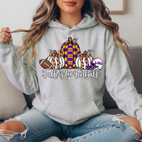 LSU Fall Is for Football Pumpkin Graphic Hoodie