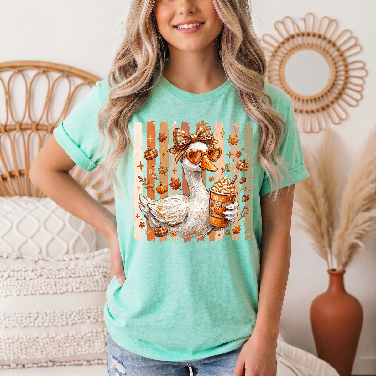 Pumpkin Spice Goose Premium Graphic Tee