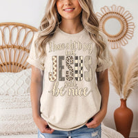 I Have a Lot to Say, but Jesus Says No Christian Graphic Tee