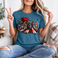 Halloween Horror Slashers Crosswalk Graphic Tee