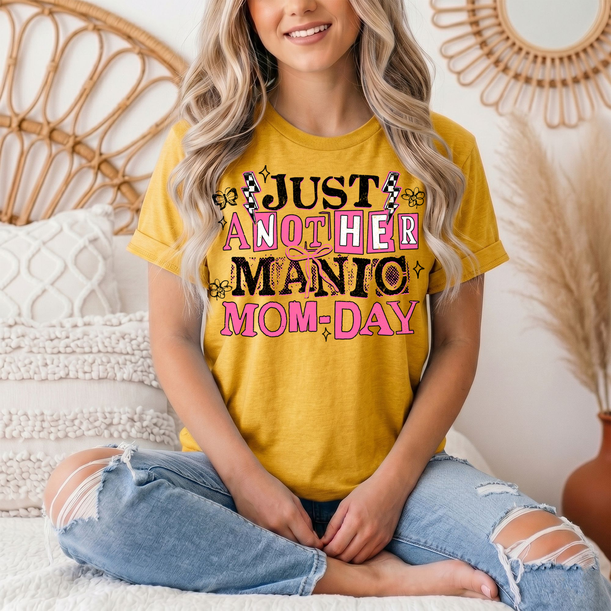 Just Another Manic Mom-Day Graphic Tee
