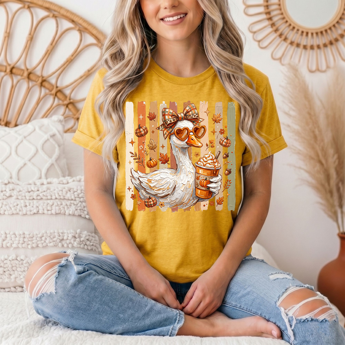 Pumpkin Spice Goose Premium Graphic Tee