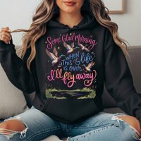 I'll Fly Away Duck Graphic Hoodie